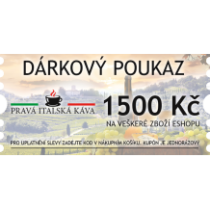 Dárkový poukaz v hodnotě 1500,-kč