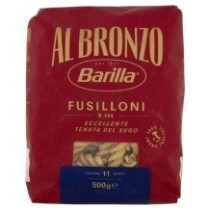 Barilla sušené bezvaječné těstoviny fusilloni al bronzo 500g