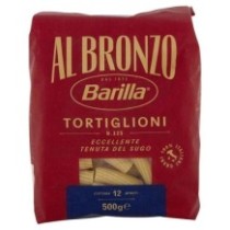 Barilla sušené bezvaječné těstoviny tortiglioni al bronzo 500g