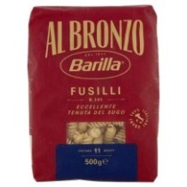 Barilla sušené bezvaječné těstoviny fusilli al bronzo 500g