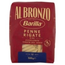 Barilla sušené bezvaječné těstoviny penne al bronzo 500g