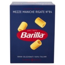 Barilla sušené bezvaječné těstoviny mezze maniche rigate 500g