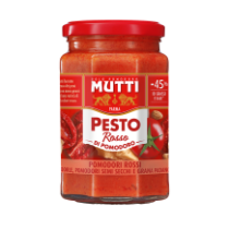 Mutti pesto z červených rajčat se sušenými rajčaty 180g