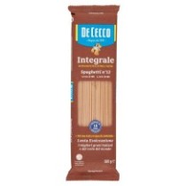 De cecco spaghetti celozrnné sušené bezvaječné těstoviny 500g