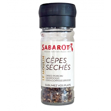 Sabarot sušené hříbky...