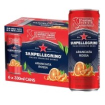 Sanpellegrino aranciata rossa pomerančový nápoj 6x330ml