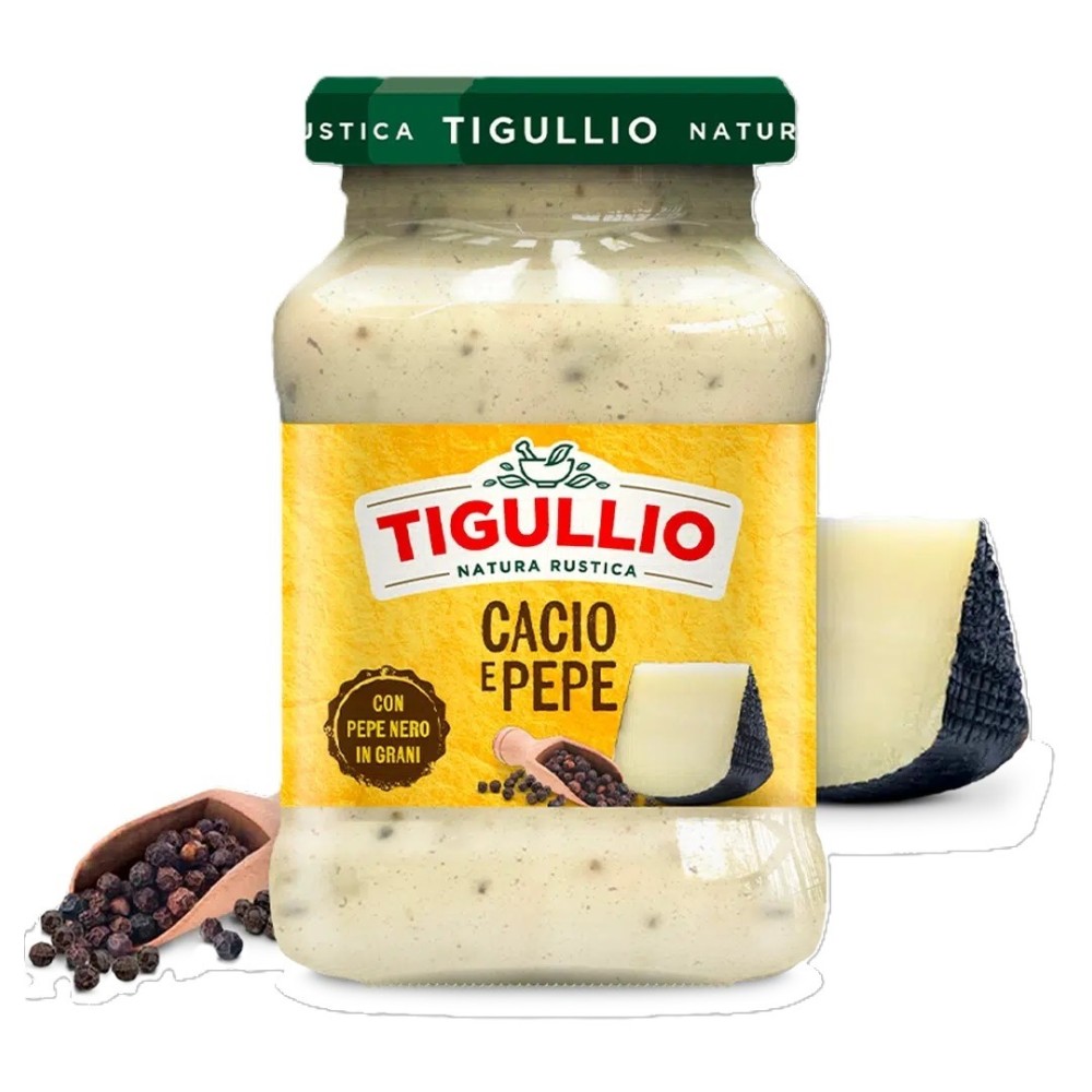 Tigullio cacio e pepe omáčka pecorino a pepř 185g