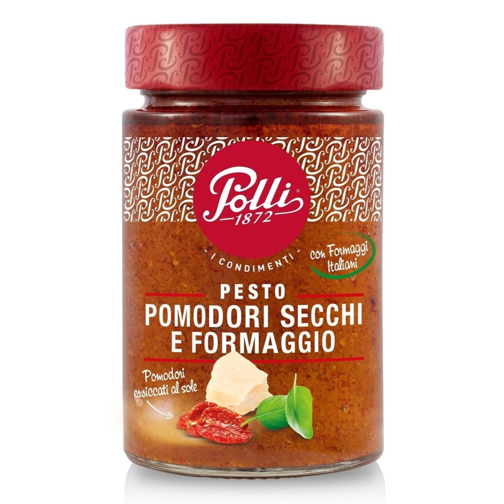 Polli pesto ze sušených rajčat,bazalky a sýrů 190g