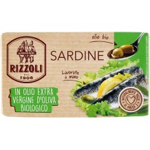 Rizzoli sardinky v extra panenském olivovém oleji 120g