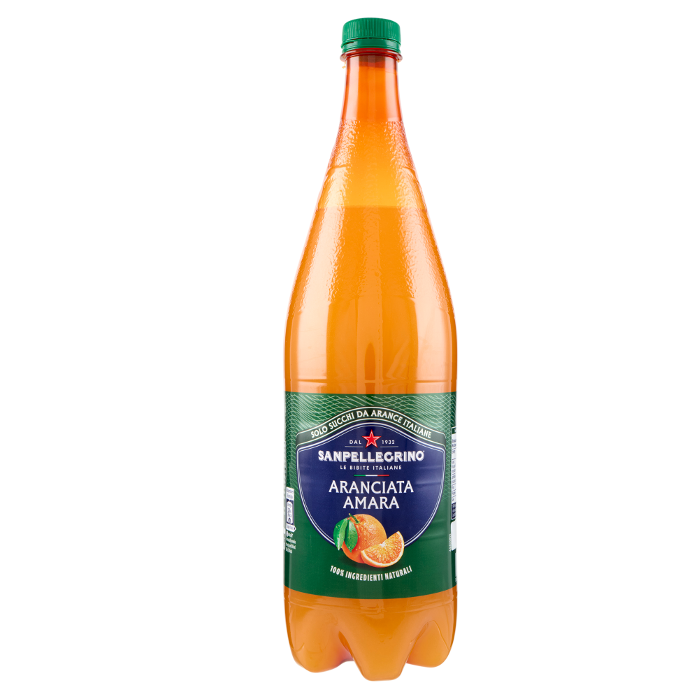 Sanpellegrino aranciata amara lehce nahořklá pomerančová limonáda 1,2l