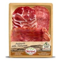 Veroni antipasto della tradizione mix tří druhů uzenin 110g