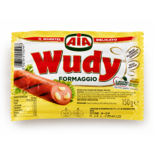 Aia Wudy párky se sýrem 150g