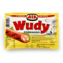 Aia Wudy párky se sýrem 150g
