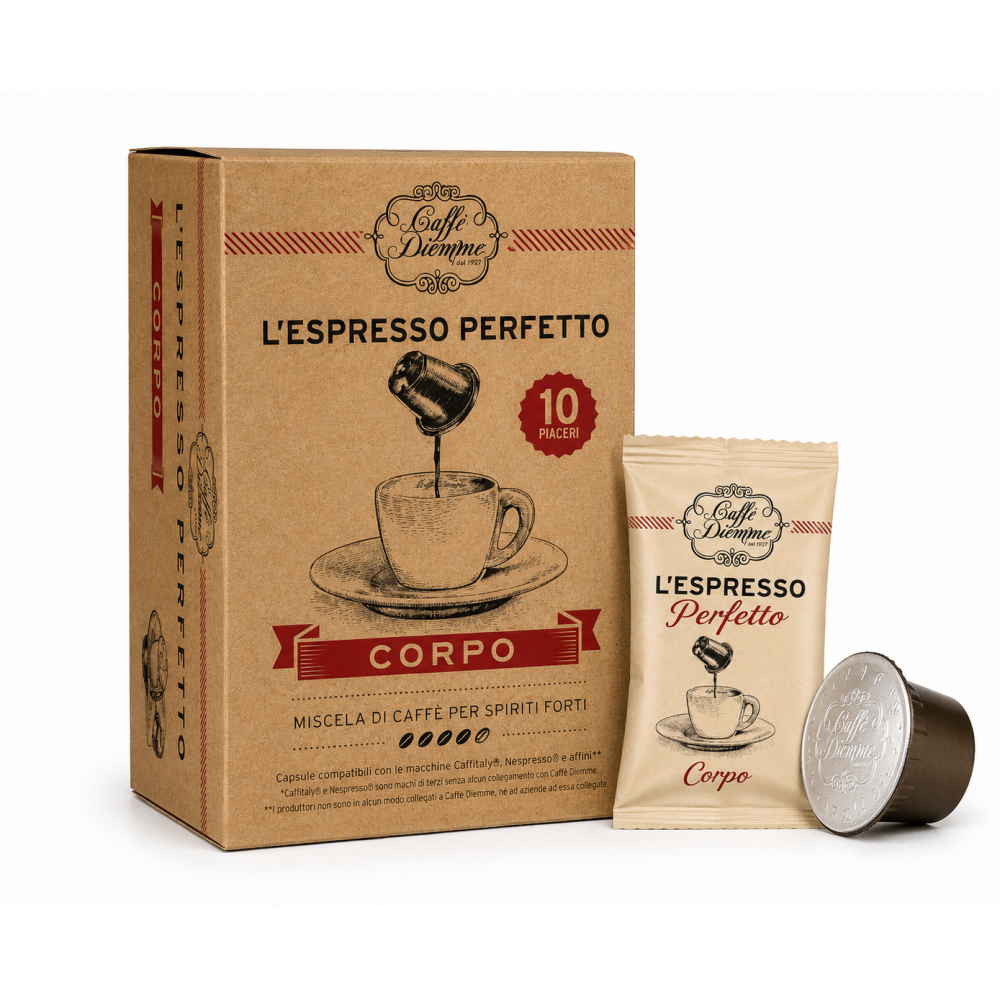 Caffé diemme perfetto corpo káva kapsle nespresso 10ks