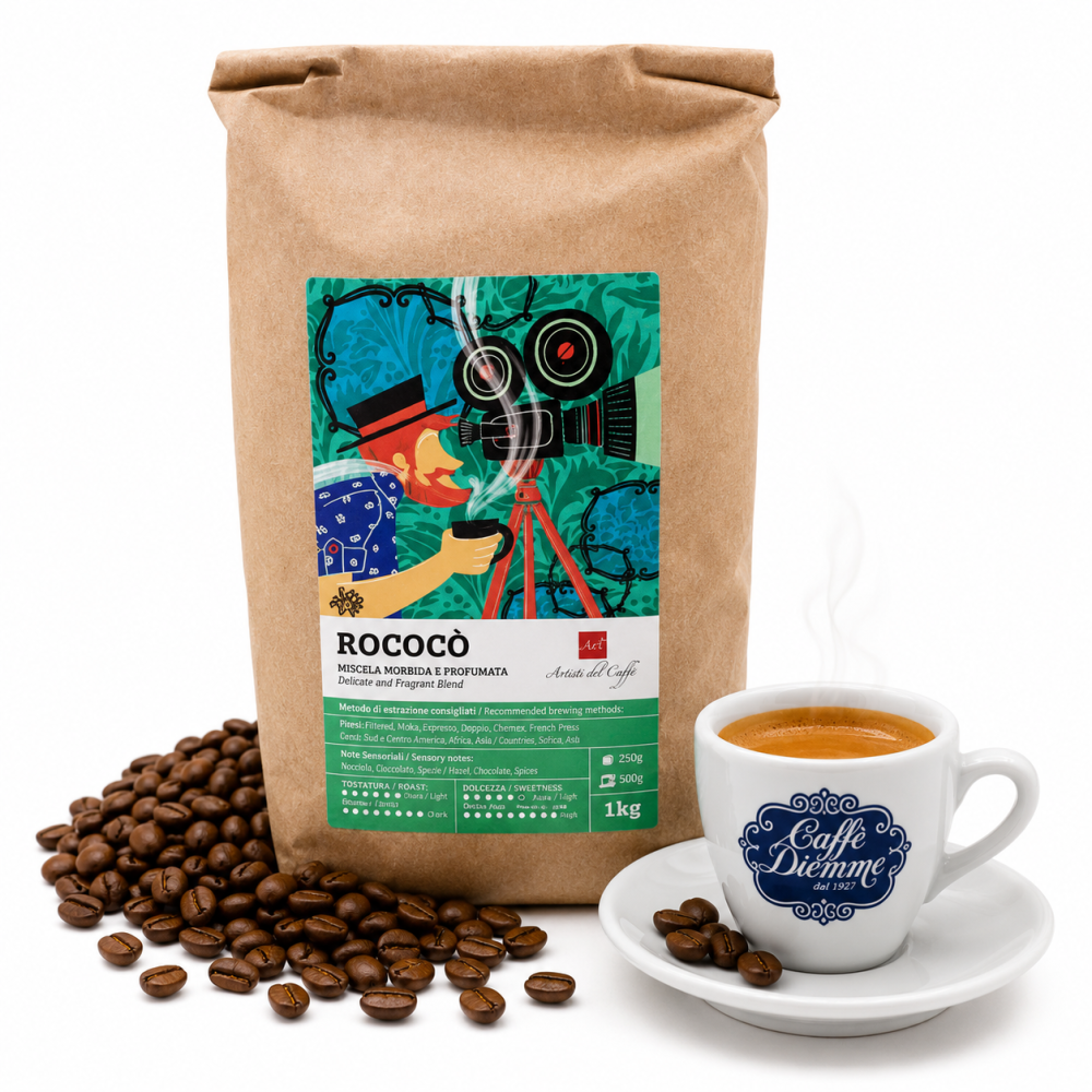 Caffe diemme rococo zrnková káva1kg