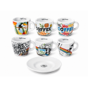 Caffe diemme funny cups šálky na kávu espresso 12ks/6+6/