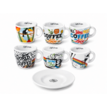 Caffe diemme funny cups šálky na kávu espresso 12ks/6+6/