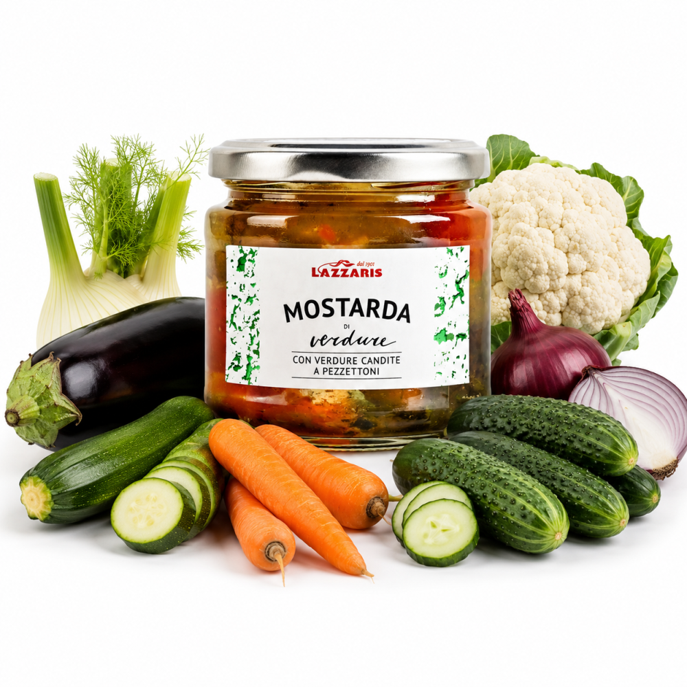 Lazzaris mostarda zeleninová 250g