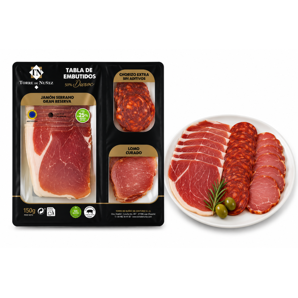 Torre de nuñez míchaný talíř uzených mas 150g