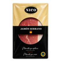 Nico jamones jamón serrano reserva sušená šunka 12-15 měsíců zrání 100g
