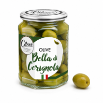 Citres zelené olivy bella di cerignola s peckou 540g
