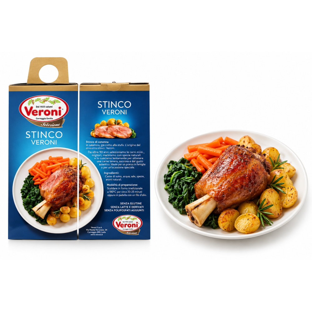 Veroni stinco pečená kýta s bylinkami 870g