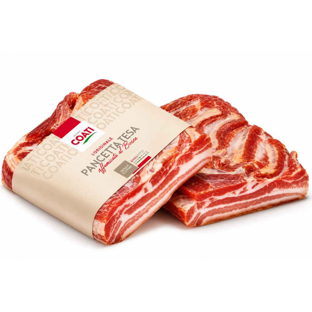 Coati pancetta affumicata tesa zauzené vepřové maso 1,8kg-2kg