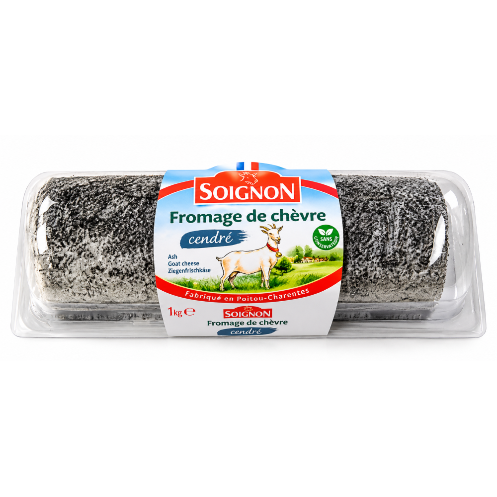Soignon čerstvý kozí sýr v popelu 150g