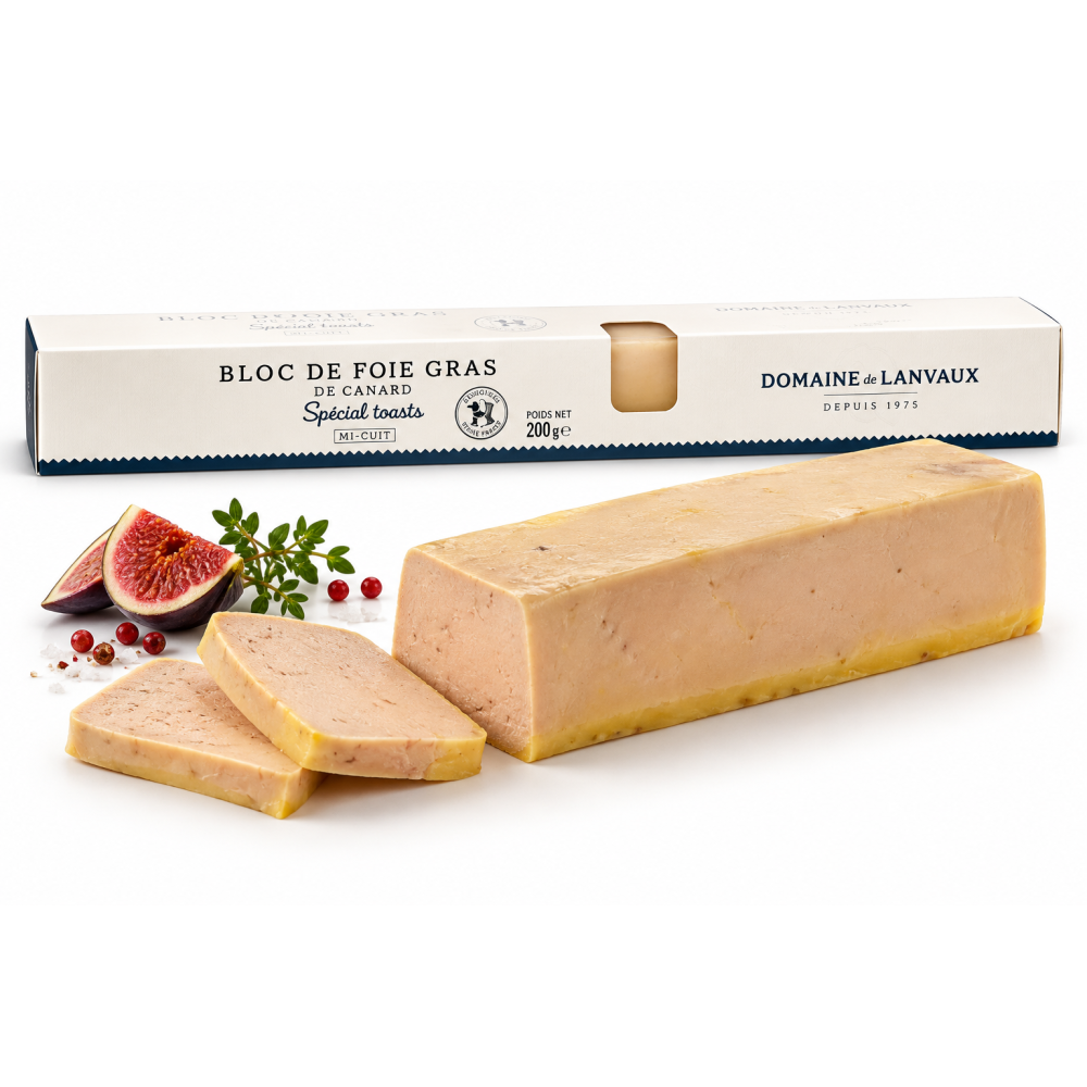 Domaine de lanvaux foie gras na tousty 200g