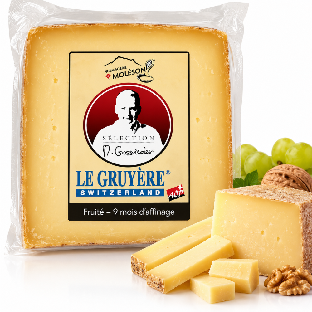 Moleson Le Gruyére 9 měsíců zrání kravský sýr 225g
