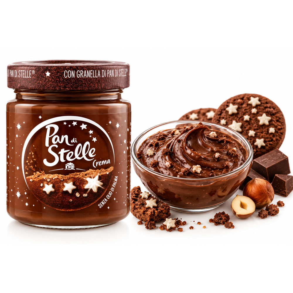 Pan di Stelle čokooříškový krém 380g