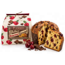 Flamigni panettone višně amarena a čokoláda vánoční bábovka 500g