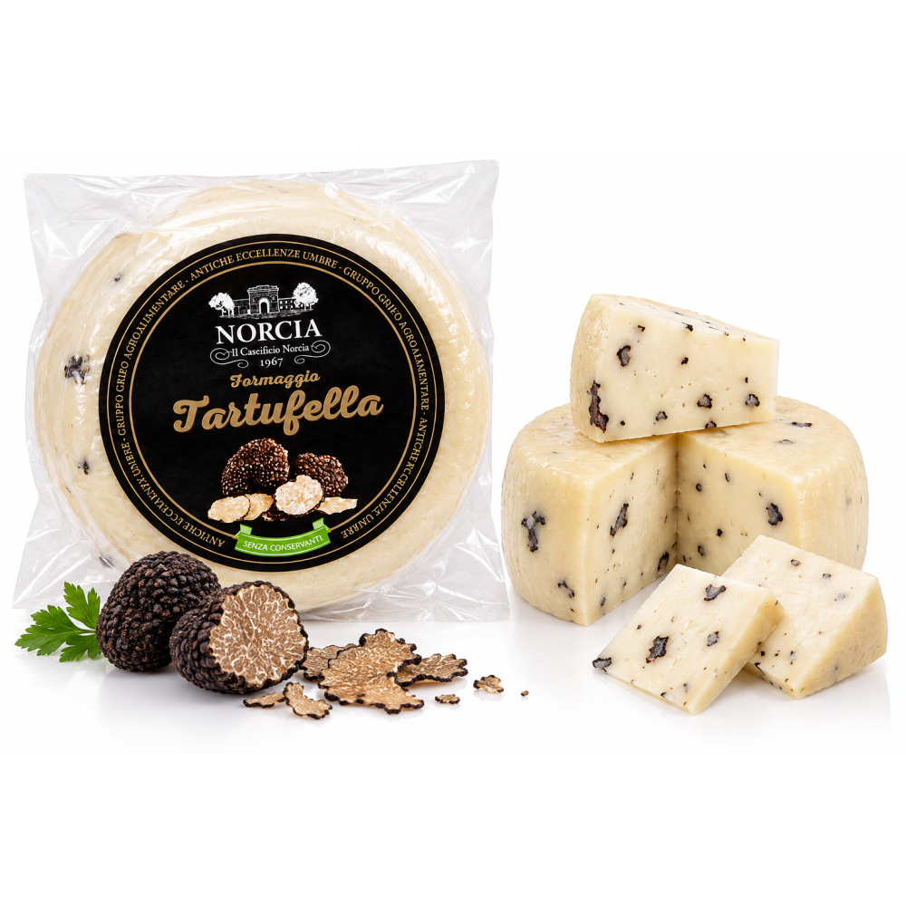 Norcia caciotta tartuffela kravský sýr s lanýžem 300g