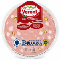 Veroni salám měkký mortadella bologna s pistáciemi kráj. 180g