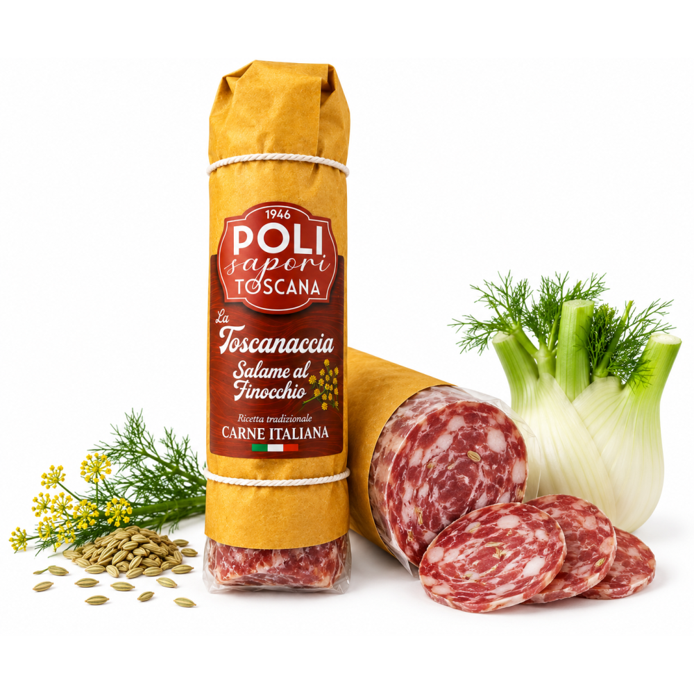 Poli sapori toscana vepřový salám toskánský s fenyklem 400g