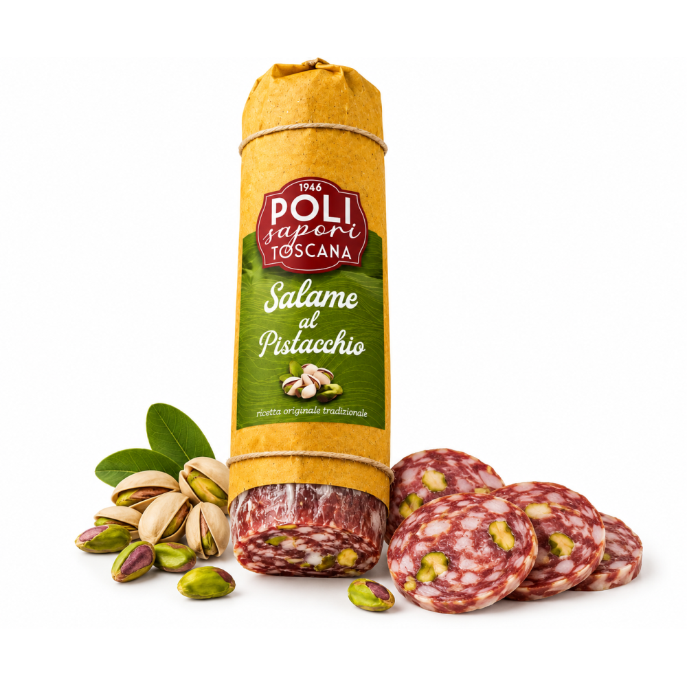 Poli sapori toscana vepřový salám s pistáciemi 280g-300g