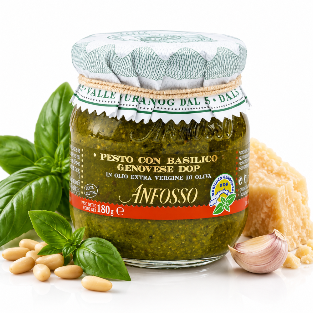 Anfosso pesto s janovskou bazalkou d.o.p. 180g