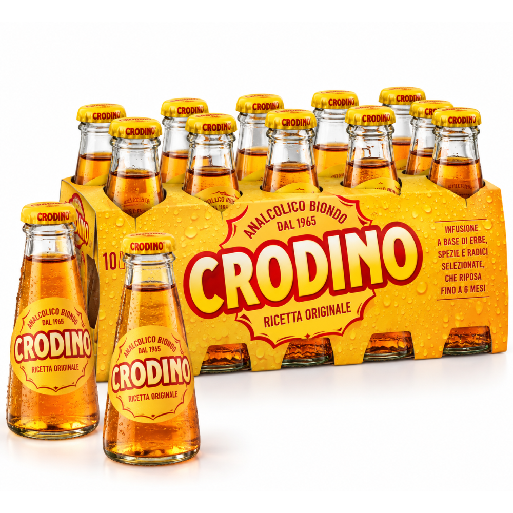 Campari crodino original nealkoholický aperitiv 10x100ml