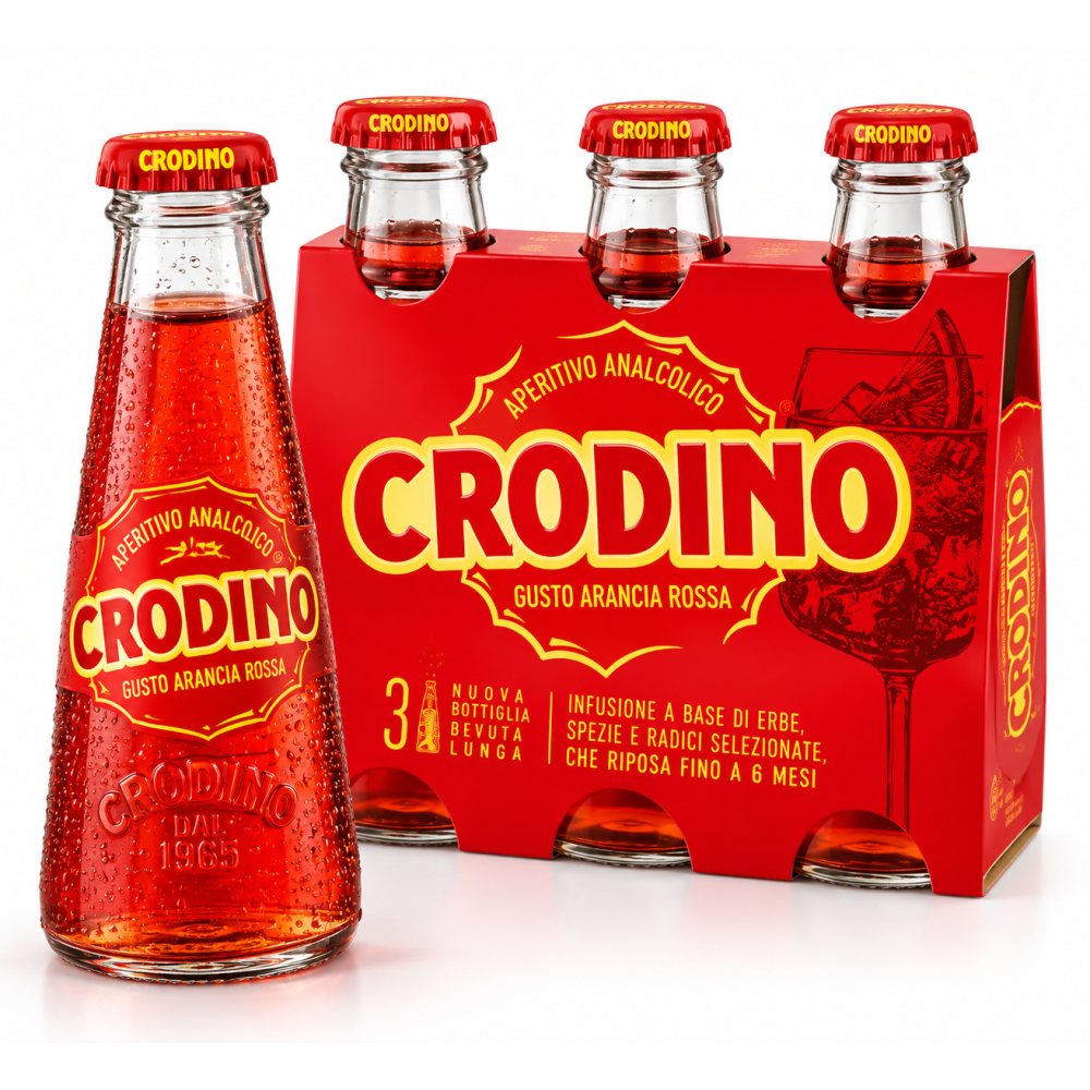 Campari crodino arancia rossa  nealkoholický aperitiv 3x175ml