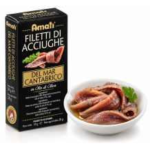 Amati Filetti di Acciughe del Mar Cantabrico v olivovém oleji 50 g