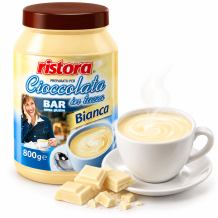 Ristora horká hustá bílá čokoláda 800g