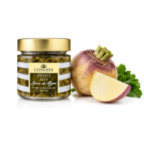 Congedi pesto z tuřínových listů v extra panenském olivovém oleji 220g