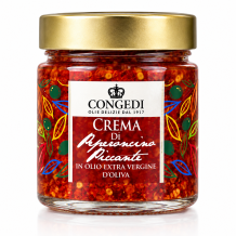 Congedi pikantní chilli krém v extra panenském olivovém oleji 220g