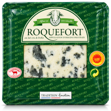 Queso roquefort d’argental ovčí sýr s modrou plísní A.O.P. 100g