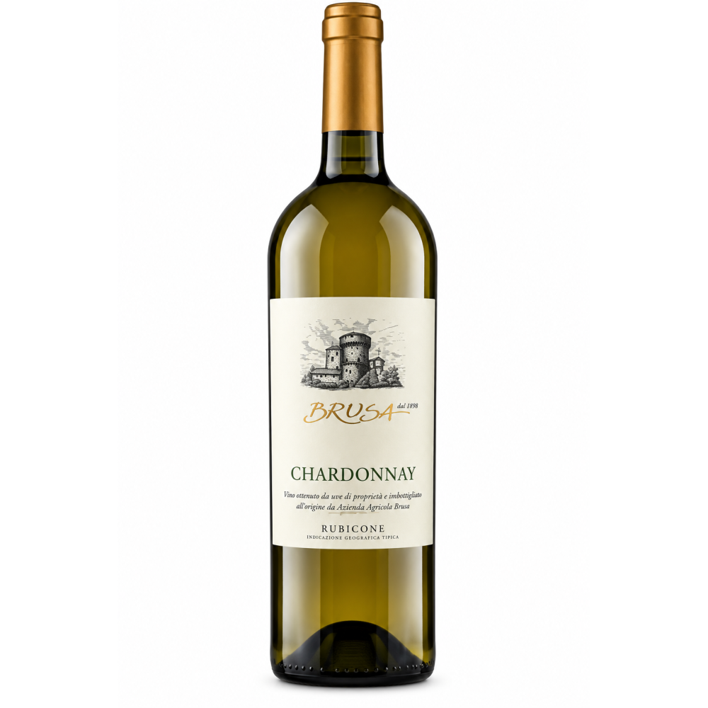 Brusa chardonnay rubicone bílé víno i.g.t.0,75l