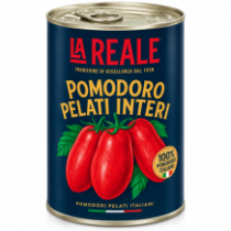 La reale pelati celá rajčata loupaná 400g