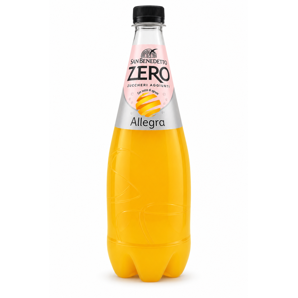 San benedetto pomerančová limonáda zero 750ml