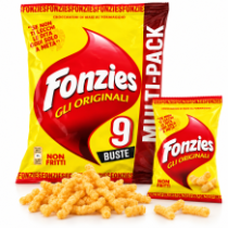 Fonzies gli originali pečené kukuřičné křupky se sýrovou příchutí 211,5 g