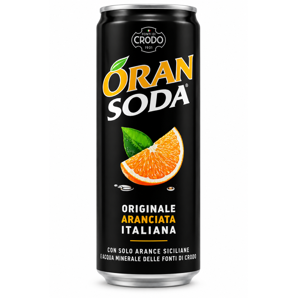 Fonti di crodo oransoda pomerančová limonáda 330 ml
