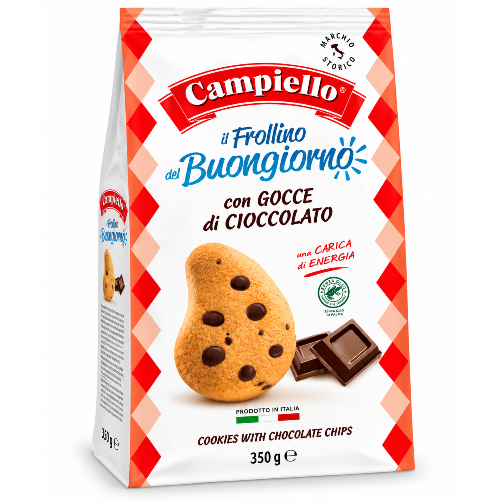 Campiello sušenky s čokoládovými lupínky 350g